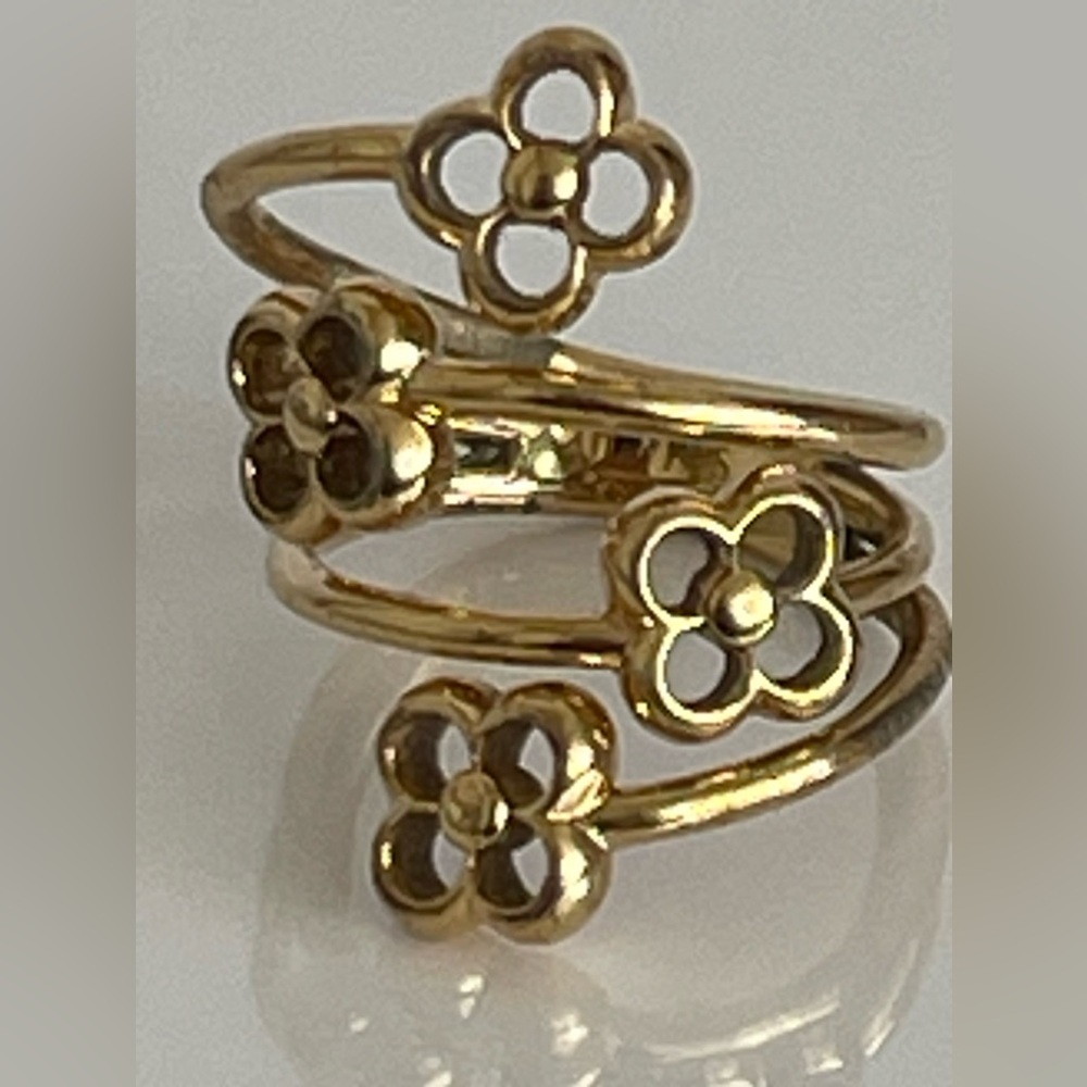 LOUIS VUITTON Flower Full Ring - Picture 6 of 8